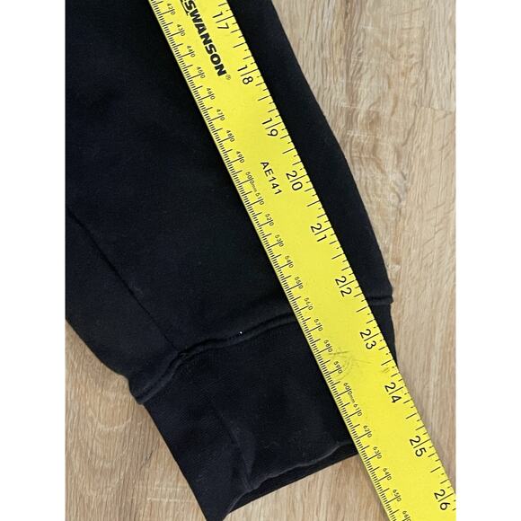 Overtime Hoodie Mens 2 XL Black Hooded Pullover Sweatshirt Racing Car Auto - Picture 9 of 9